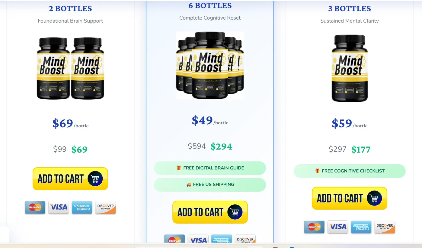 MindBoost natural blood sugar support pricing banner